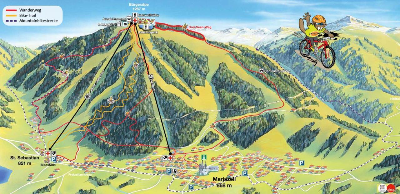 Apartment Mariazell Buergeralpe מראה חיצוני תמונה